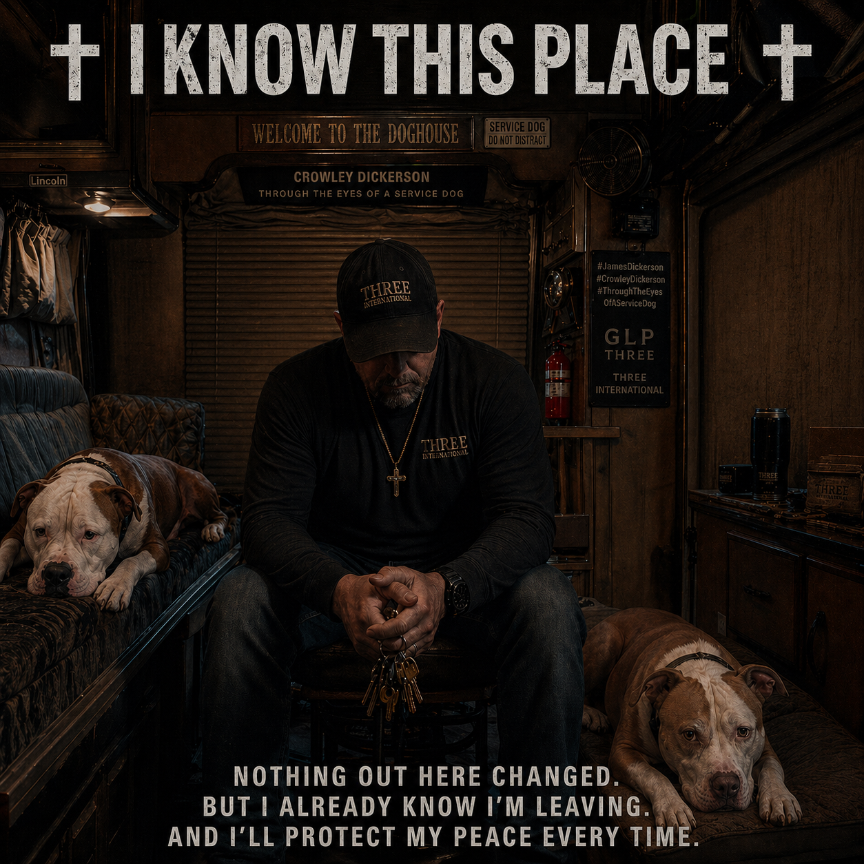 James in The Doghouse with Crowley and Lincoln — Crowley Dickerson, Through the Eyes of a Service Dog